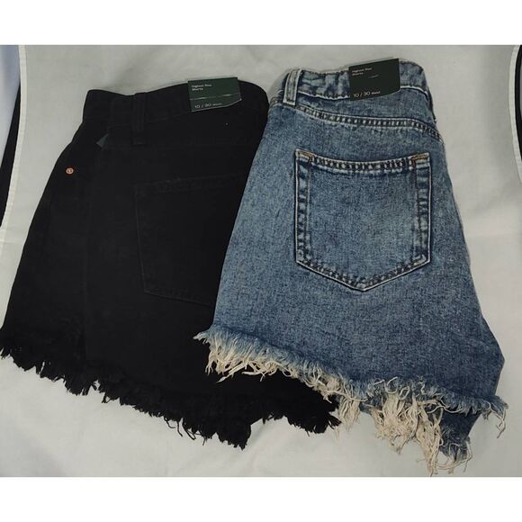 Lot of 2 NWT Wild Fable Cut off button fly Highest Rise Shorts Size 10/30 waist - Picture 1 of 7